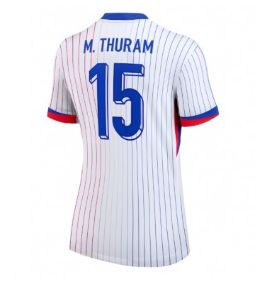 Frankrig Marcus Thuram #15 Udebanetrøje Dame EM 2024 Kort ærmer